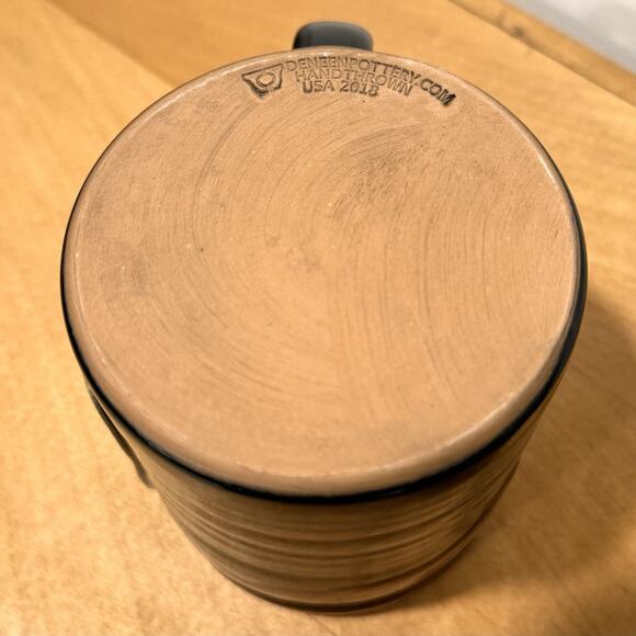 Deneen Pottery Coffee Mug Kartchner Caverns State Park Arizona 2018 Red/Black - Picture 6 of 6